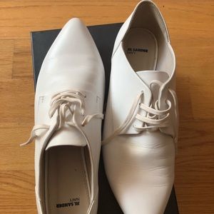 White loafers